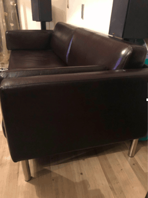 Leather couch