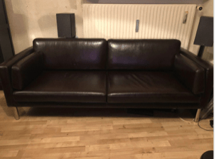 Leather couch