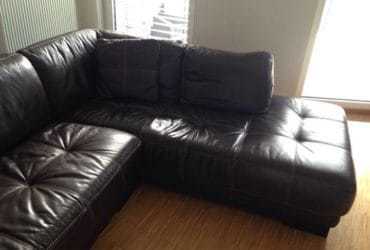 Leather sofa