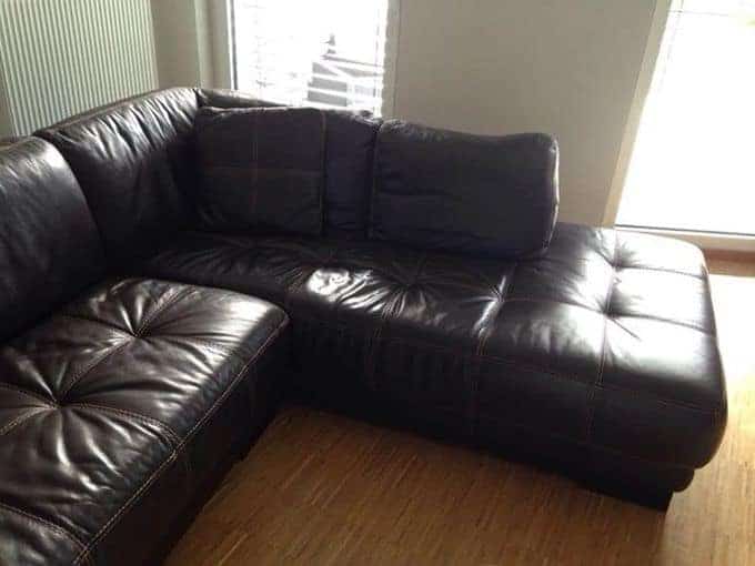 Leather sofa