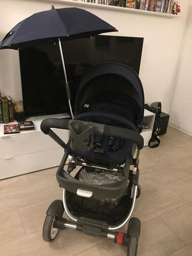 Stokke stroller  “Crusi” and BeSafe Carseat