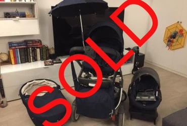 Stokke stroller  “Crusi” and BeSafe Carseat