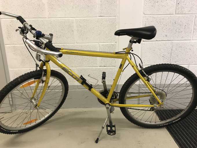 Yellow Scott Bike