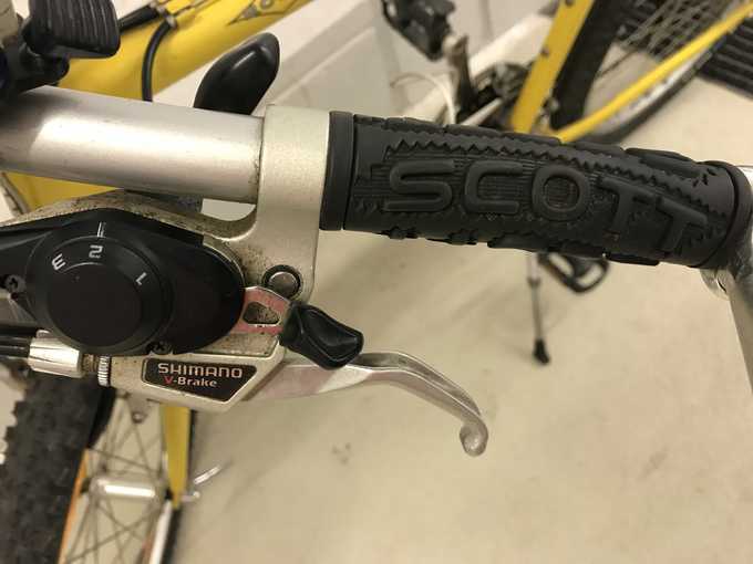 Yellow Scott Bike