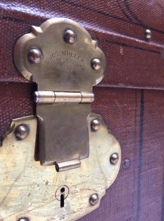 Vintage cabin trunk