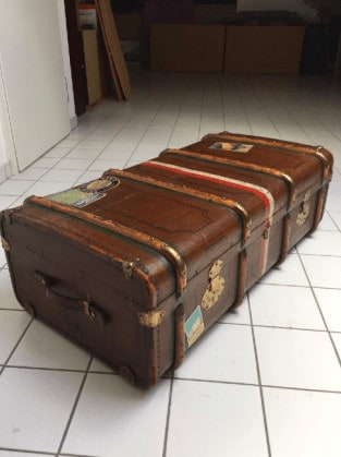 Vintage cabin trunk