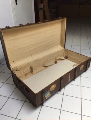 Vintage cabin trunk