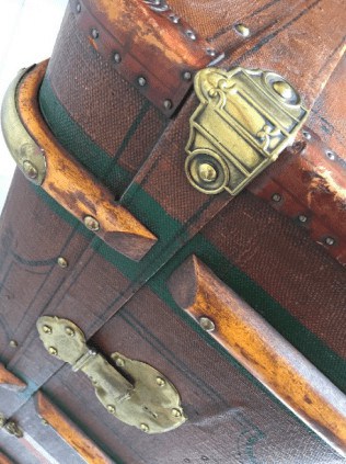 Vintage cabin trunk