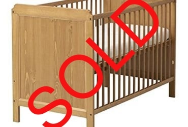 Baby cot from IKEA + mattress