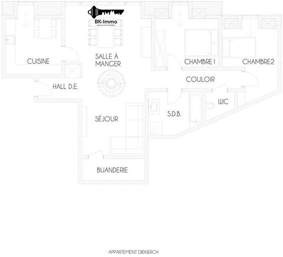 Apartment – duplex for sale at Diekirch