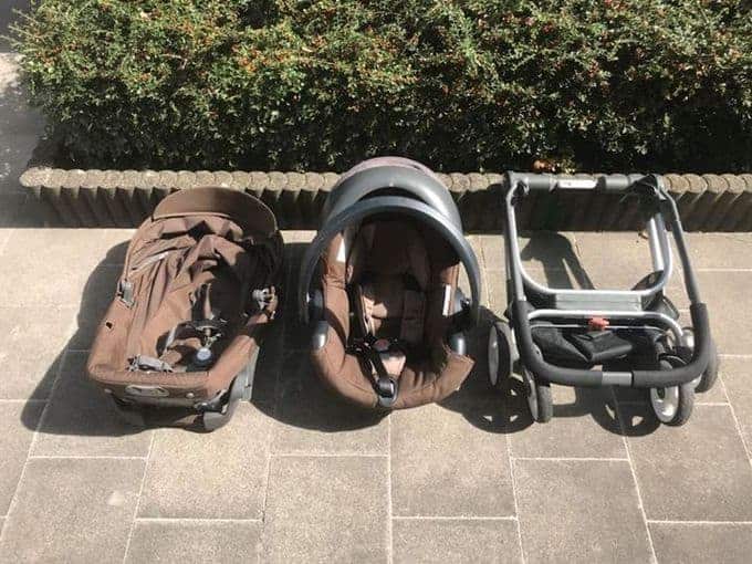 Stokke stroller  isofix car seat