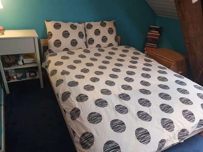 A comfy brand new double bed (140×200)