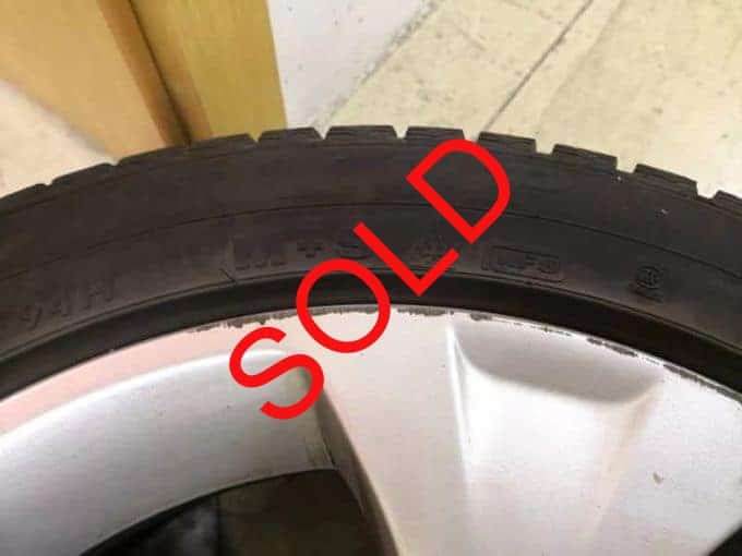 4 Original BMW X1 winter tires