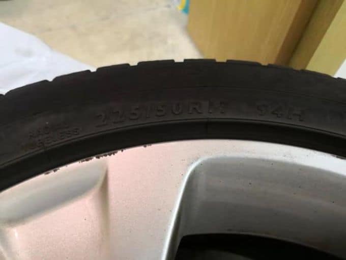 4 Original BMW X1 winter tires