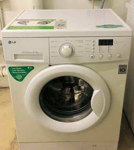 LG front load washing machine