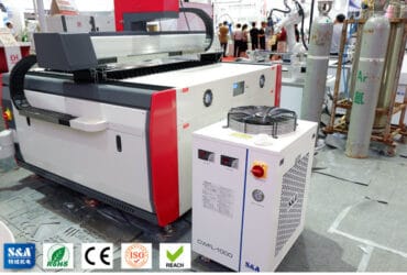 Industrial recirculating chiller for 1KW fiber laser cutting equipment