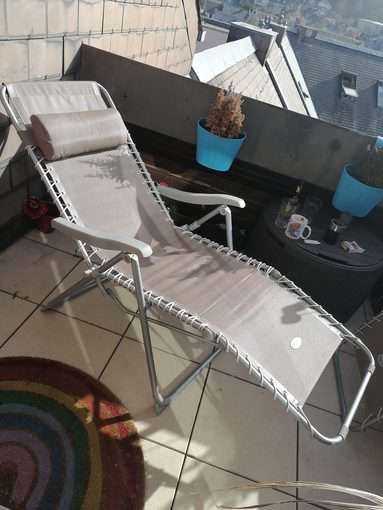 Fauteuil relax de jardin Silos Taupe x 2