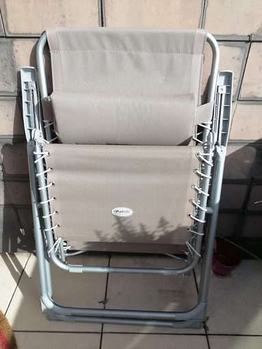 Fauteuil relax de jardin Silos Taupe x 2