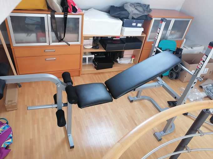 Fitness exercises bench