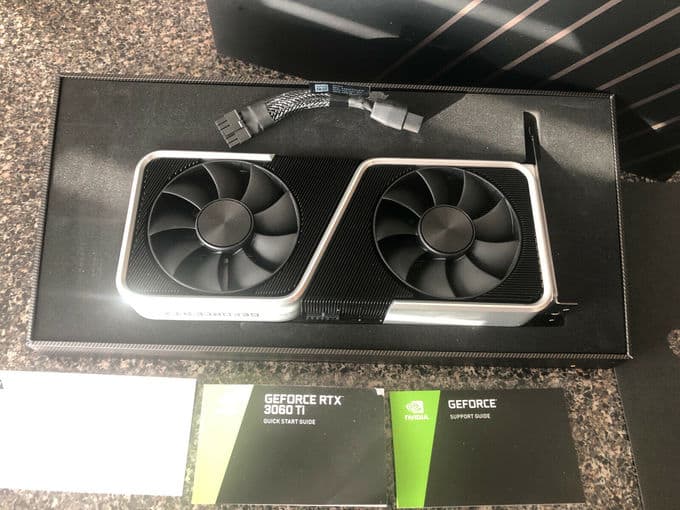 NVIDIA GeForce RTX 3060 Ti Founders Edition 8GB GDDR6 Graphics Card,