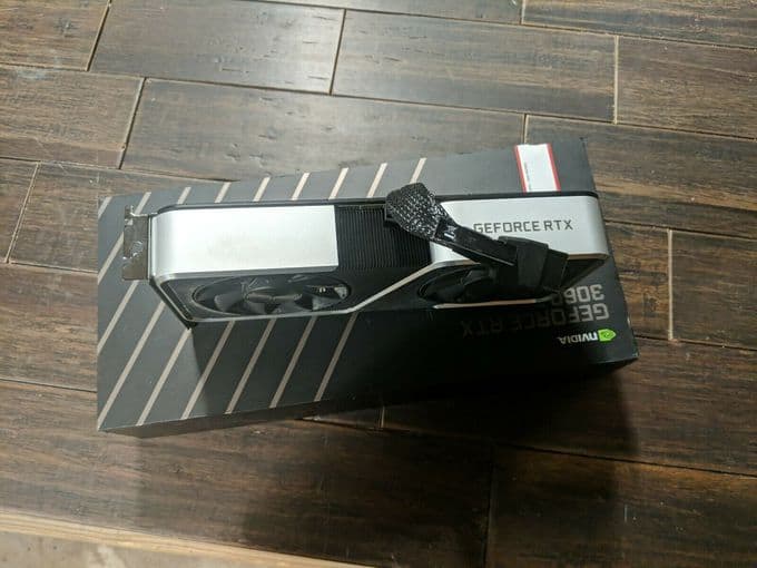 NVIDIA GeForce RTX 3060 Ti Founders Edition 8GB GDDR6 Graphics Card,