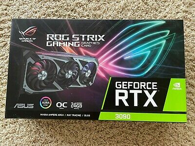 ASUSROG STRIX NVIDIA GeForce RTX 3090 Gaming Graphics Card.