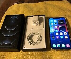 Apple iPhone 12 Pro Max – 128GB – Pacific Blue (Unlocked).