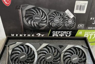 MSI GeForce RTX 3060 Ti VENTUS 3X OC 8GB GDDR6 Graphics Card