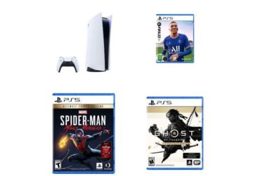 Sony Computer Entertainment PS5 + FIFA22 + SPIDERMAN + GHOST