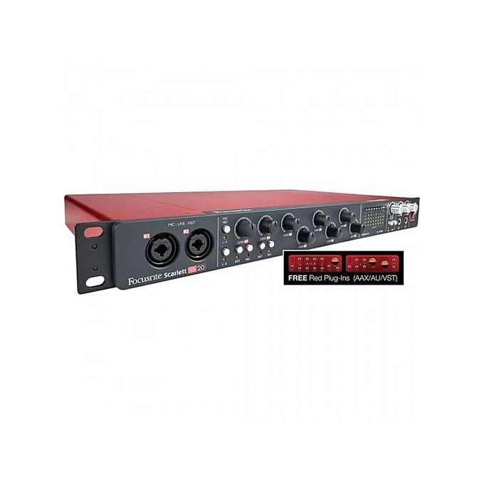 Focusrite Scarlett 18i20 – Audio Interface Sound Card With 8 Preamps