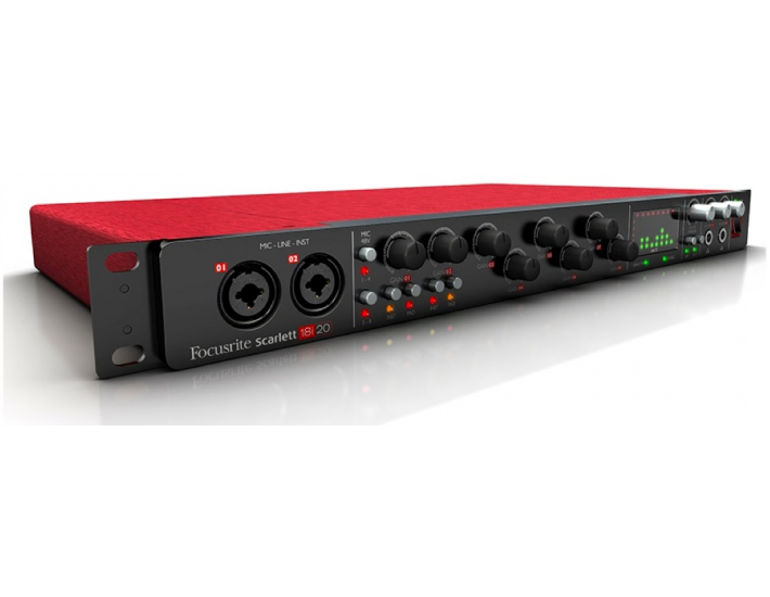 Focusrite Scarlett 18i20 – Audio Interface Sound Card With 8 Preamps